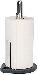Joseph Joseph Hold Portarrollos de Cocina, Brazo de Tensión, Arranca el Papel con una Mano, Base con Peso, Antideslizante, para Rollos de 140 mm