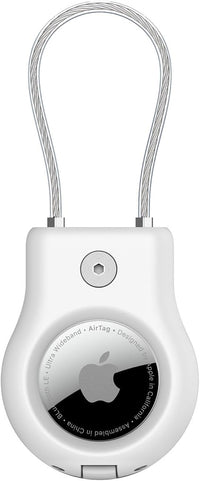 Thumbnail for Belkin Funda AirTag con Cable Fino metálico, Protector Secure Holder para AirTag, Resistente a los arañazos, Accesorio para AirTag (Blanco)