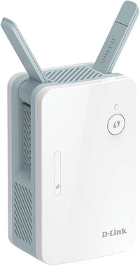 D-Link E15 EAGLE PRO AI AX1500, Extensor de Pared, Wi-Fi 6 1500 Mbps, WiFi Mesh Inteligente con router o nodos Eagle Pro AI de D-Link, HotSpot con puerto Gigabit, WPA3