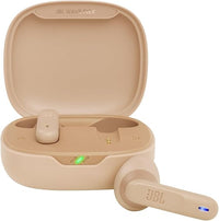 Thumbnail for JBL Wave Flex, auriculares inalámbricos In-Ear con resistencia al agua IP54 e IPX2, tecnología TalkThru y AmbientAware y 32 horas de duración de la batería, en beige