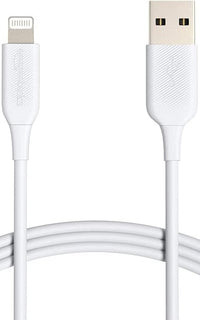 Thumbnail for Amazon Basics Verbindungskabel Lightning auf USB-A, MFi-zertifiziertes Ladekabel für iPhone, weiß, 0.9 m