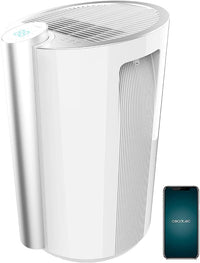 Cecotec Deshumidificador Big Dry 9000 Professional Connected. Temporizador 12h, 20L/día, Depósito extraíble 4,5L, Cobertura 250 m3/h, Gas R290, Silencioso, Ajuste Humedad, Control Wifi