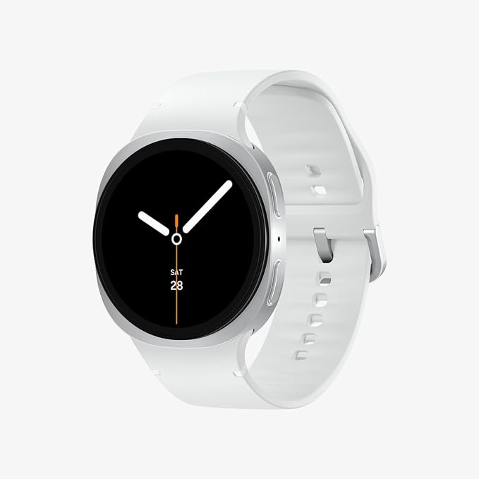 Samsung Galaxy Watch8, 44 mm, Bluetooth, Galaxy AI, Smartwatch, Procesador 3 NM, Asistente de Salud y Sueño, Seguimiento Deportivo,  Plata (Versión Española)