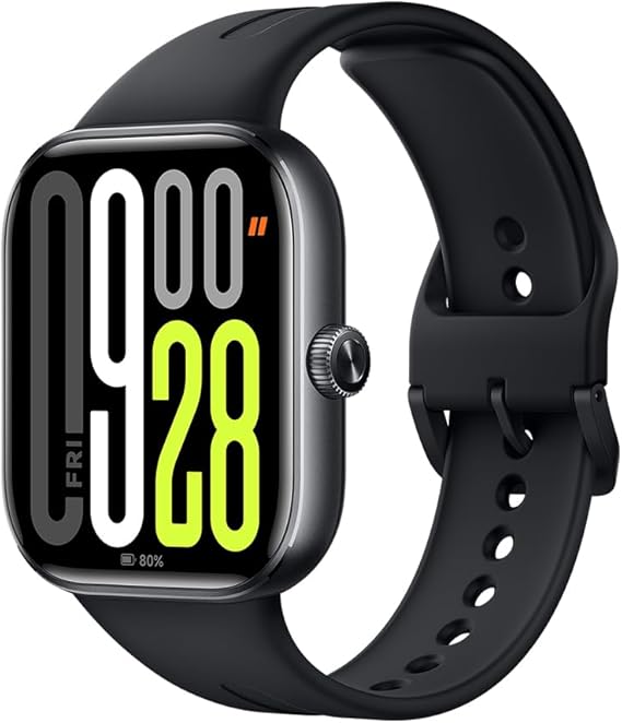 Xiaomi Redmi Watch 5 Silver Gray, Llamadas Bluetooth, Pantalla AMOLED 2.07", Monitor de frecuencia cardíaca, Monitorización de sueño, Cancelación del Ruido, Control de la cámara, Negro (Versión ES)