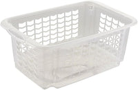 keeeper Cesta de almacenaje, Tamaño M, 40 x 25 x 15 cm, Fritz, Transparente neutro, PP, Medium