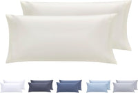 Todocama – Juego de 2 Fundas de Almohada, Microfibra Extra Suave, hipoalergénicas. Juego de 2-70x40 cm Beige