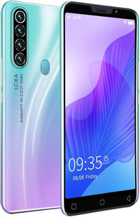 Thumbnail for WRTogo Smartphone Oferta del Día, 16GB ROM/128GB SD,Quad Core MTK6580, Android 9.0, Dual SIM, Doble cámara，WiFi/GPS/Face ID (N80-Purplish Blue)