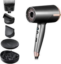Remington Secador de Pelo Professional ONE, sensor Thermacare para proteger cabello, iónico, 8 ajustes, 4 accesorios, reductor encrespamiento, neceser para guardar, D6078