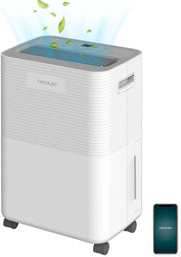Cecotec Deshumidificador BigDry 8000 Expert Connected. 16 L/día, Depósito Extraíble de 2L, Control por Wifi, Función de Secado de Ropa y Temporizador 24 horas, Área de Cobertura de 30m2