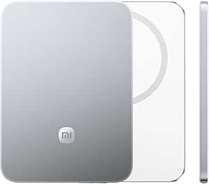 Xiaomi Ultrathin Magnetic Power Bank 5000mAh 15W Compatible con MagSafe para iPhone Batería Externa Ultrafina y Ligera con Carga inalámbrica, Compatible con iPhone 17/16/15/14/13/12, Gletscher Silber