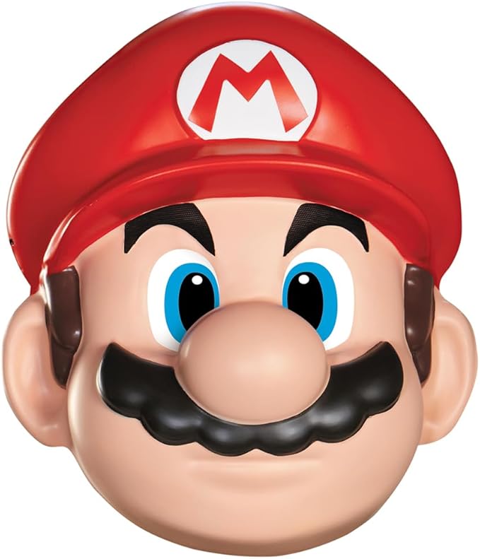Super Mario 13383 – Máscara Mario, rojo, talla única
