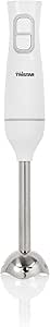 Tristar batidora de mano, batidora de mano con pie de acero inoxidable, función pulso y turbo, forma ergonómica, blanca, MX-4880