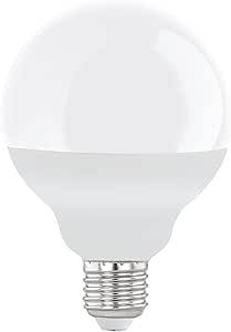 EGLO LED E27 Lampe, Glühbirne, Globe, 11,8 Watt (entspricht 75 Watt), 1055 Lumen, E27 warmweiß, 3000 Kelvin, Leuchtmittel, Glühlampe G95, Ø 9,5 cm