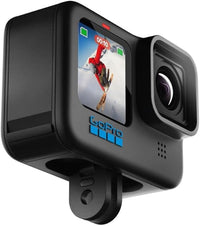 GoPro HERO10 Black - Cámara de acción a prueba de agua con LCD frontal y pantallas traseras táctiles, video 5.3K60 Ultra HD, fotos de 23MP, transmisión en vivo de 1080p, cámara web, estabilización