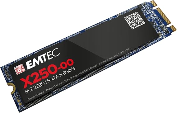EMTEC - SSD Interno M2 SATA x250 512 GB Power Plus 3D NAND