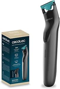 Cecotec Máquina de Cortar Pelo 2 en 1 Bamba PrecisionCare OneShave. Afeitadora y Recortadora de Uso Inalámbrico, 45 Mins de Autonomía, Cuchillas de Acero Inoxidable y Peine Ajustable