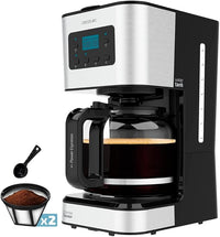 Thumbnail for Cecotec Cafetera de Goteo Programable Coffee 66 Smart Plus. 950W, Capacidad 12 Cafés, Tecnología ExtemAroma y Función AutoClean, Acabados en Acero Inox, Pantalla LCD, 1,5 L