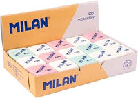 MILAN Caja 30 gomas miga de pan 430 cuadradas