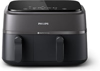 Thumbnail for Philips Airfryer DualBasket - Cocina sano, rápido y versátil, 9L de capacidad, pantalla táctil, diseño con 2 cestas (NA350/00)