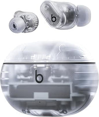 Beats Studio Buds + | Auriculares Totalmente inalámbricos con cancelación de Ruido, Mejor compatibilidad con Apple y Android, micrófono Integrado, Bluetooth, Resistencia al Sudor - Transparente
