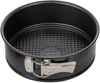 Zenker Black Metallic Molde Desmontable 20 cm 1 Fondo, Molde Reposteria, Molde Tarta o Molde Bizcocho en Acero con Revestimiento Antiadherente, Resistente hasta 230ºC, Color Negro, 20x6,5 cm, 1 ud.
