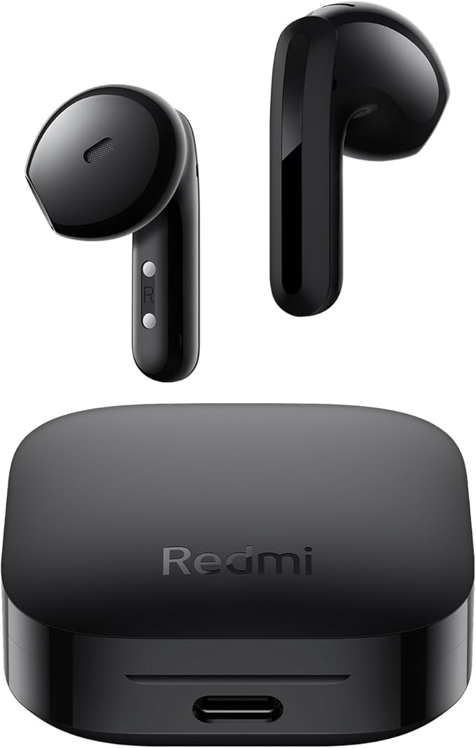 XIAOMI Redmi Buds 6 Active, semiintraurales, 30 h, Negro