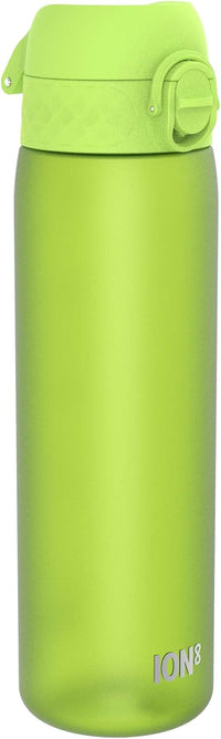 ion8 Botella Agua, 500ml, a Prueba de Fugas, Fácil de Abrir, Cerradura Segura, Apta para Lavavajillas, Sin BPA, Asa de Transporte, Fácil de Limpiar, Neutro en Carbono, Verde