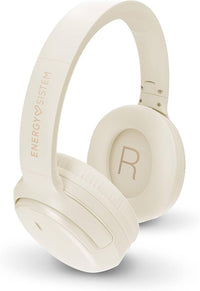 Energy Sistem Rizz Auriculares Inalambricos Bluetooth 5.4 Plegables 50H de Bateria Deep Bass Cascos Diadema con Microfono Conexion Multipunto y Carga Rapida (Blanco)