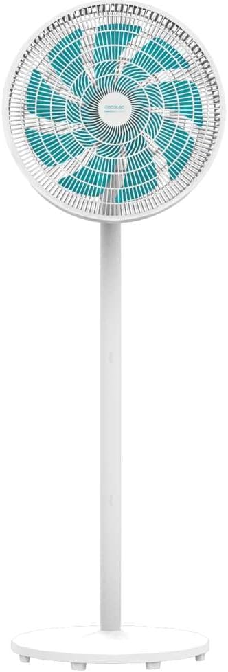 Cecotec Ventilador de Pie, Sobremesa y Pared EnergySilence 550 3in1. 60W, Multiposición con 3 Alturas, Diámetro de 16", Oscilación Automática de 80º, 3 Velocidades, Uso Sencillo