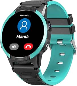Save Family Slim 4G | Reloj Inteligente Niño con Localizador GPS, Llamada, Vídeo, Chat, Botón SOS, Cronómetro | SIM Incluida – Color Verde