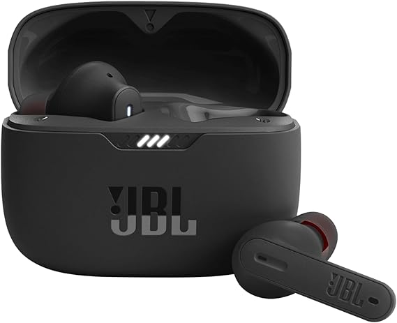 JBL Tune 235 NC Auriculares intrauditivos, inalámbricos con cancelación de Ruido, 48 Horas de autonomía, Resistencia al Agua y al Polvo IP54, diseño cómodo, Negro
