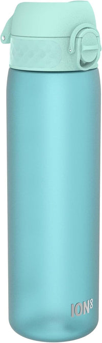ion8 Botella Agua, 500ml, a Prueba de Fugas, Fácil de Abrir, Cerradura Segura, Apta para Lavavajillas, Sin BPA, Asa de Transporte, Fácil de Limpiar, Neutro en Carbono, Azul Sónico