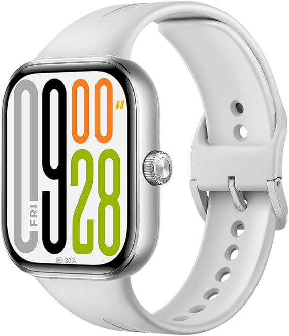 Xiaomi Redmi Watch 5 Silver Gray, Llamadas Bluetooth, Pantalla AMOLED 2.07", Monitor de frecuencia cardíaca, Monitorización de sueño, Cancelación del Ruido, Control de la cámara, Gris (Versión ES)