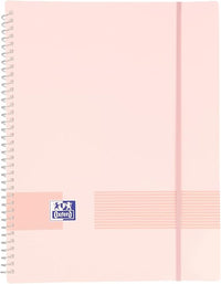 Oxford - Carpeta 40 fundas, tapa de plástico opaco, color rosa chicle