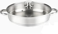 Cacerola baja 18 cm diámetro, acero Inoxidable 18/10