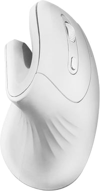 Mars Gaming MMW-ERGOPRO, Ratón Inalámbrico Ergonómico Vertical, Diseño Plegado, Sensor Óptico 3200DPI, Switches Huano, Receptor Inalámbrico 2.4GHz, Compatibilidad Multiplataforma, Blanco