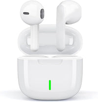 Auriculares Inalámbricos,In Ear Auriculares Bluetooth 5.3 con Cancelacion Ruido HD Mic, 50H HiFi Estéreo Cascos, Control Táctil, IPX7 Impermeable Deportes Audifonos Inalambricos para iPhone Android
