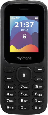 teléfono sencillo de pulsar myPhone Fusion LTE Edition, tecnología 4G, llamadas nítidas, gran batería de 1000mAh para hasta 6 días con una sola carga. Diseño robusto y elegante. Teléfono sin contrato.