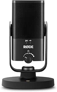 RØDE NT-USB - Micrófono, USB, 3.5 mm, negro