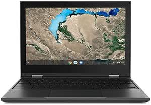 Lenovo 300e Chromebook 2nd Gen AST - Ordenador Portátil Convertible Táctil 11.6" HD (AMD A4-9120C, 4GB RAM, 32GB eMMC , AMD Radeon R4 Graphics, WiFi+Bluetooth, Chrome OS) Negro -Teclado QWERTY Español