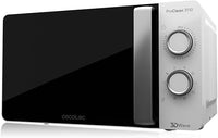 Cecotec Microondas con Grill ProClean 3110. 700 W, Grill 800 W, 20 L de capacidad, Tecnología 3DWave, Modo Descongelación, 6 Niveles de Potencia, Temporizador 30 mins, Blanco