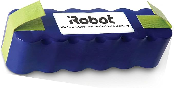 iRobot, Batería de Larga duración XLife, Piezas auténticas iRobot, Compatible con Roomba Series 600/700/800, Azul