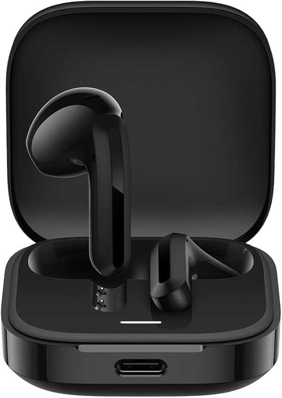Xiaomi Redmi Buds 6 Active - Auriculares inalámbricos, cancelación de Ruido, Ligeros, hasta 36 Horas de autonomía, Bluetooth 5.3, Negro (Versión ES)