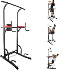 Thumbnail for Mobiclinic® fitness, Estación de fondos, Multifit, Altura y respaldo regulables, Resistente, Marca española, Dominadas, Torre multifuncional, Power tower, Gimnasio en casa, Pull-up