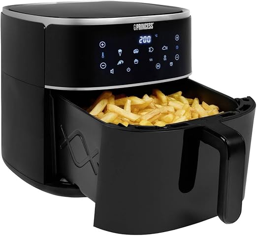 Princess 01.182254.01.001 Hot Air Freidora 1800W Antihaftbeschichtung, Hot Air Funktion, Timerf