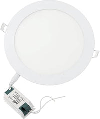 Jandei – Downlight LED Empotrable, 15W, 1200 Lumen, Forma Redonda, Orificio para Empotrar Ø 170 mm, Extraplano 17 mm Profundidad, Color de Luz Blanco Cálido 3000K, Transformador Incluido