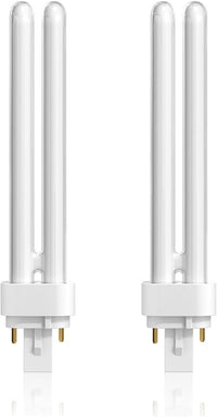 HeatingLux 26W G24d-3 Bombillas PLC Tubo, 2 Pines Luz 4000K Blanco Neutro CFL Lámpara, 1600LM, Fluorescentes de Bajo Consumo, No Regulable, Pack de 2