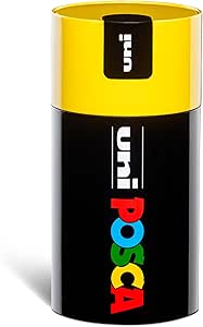 Posca Uni Caja Regalo Amarillo 18pcs Marcadores Colores Surtidos