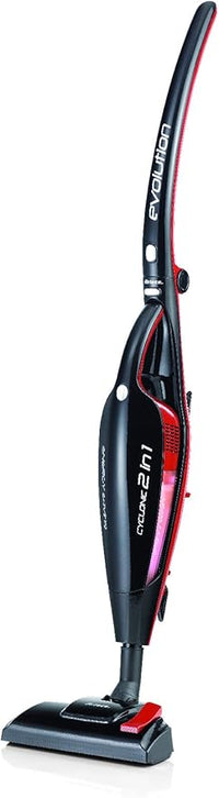 Thumbnail for Ariete Evo 2 en 1 2764 - Aspirador Escoba de Mano con Cable, Ciclónico, 600 W, Filtro Hepa, Color Negro y Rojo