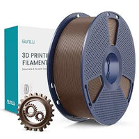 SUNLU PLA+ Filament 1.75mm, Filamento PLA Plus, 1KG Marrón Café
